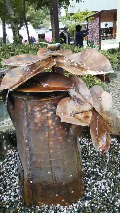 櫻木神社の手水舎