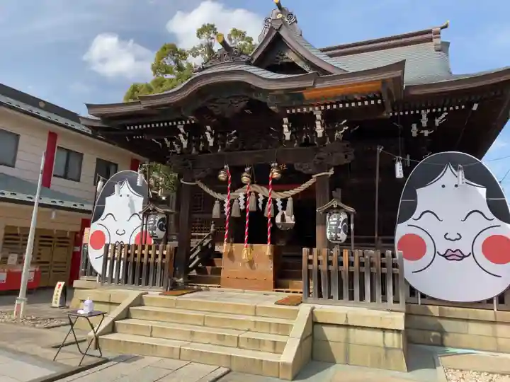 溝口神社の本殿・本堂