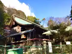 自玉手祭来酒解神社の本殿