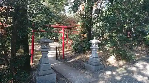 谷保天満宮の鳥居