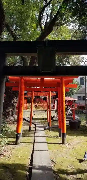 三囲神社の鳥居