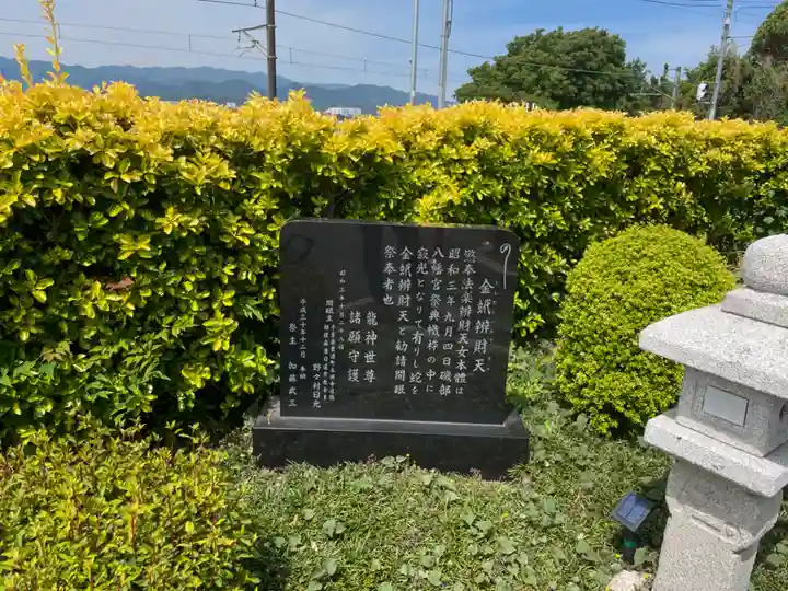 金蚮辨財天の歴史