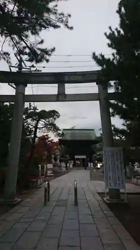 白山神社の鳥居