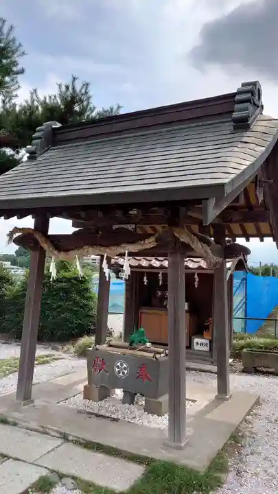勝呂神社の手水舎