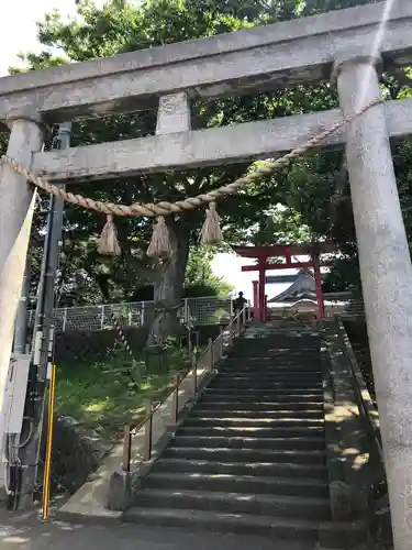 大間稲荷神社の鳥居