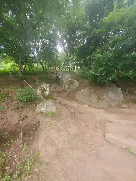 男浅間神社の周辺