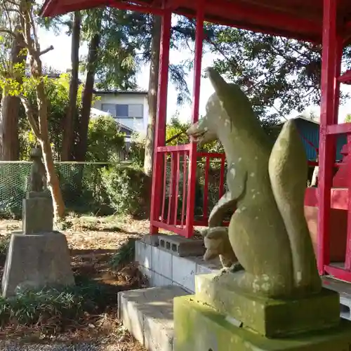 中根稲荷神社の狛犬