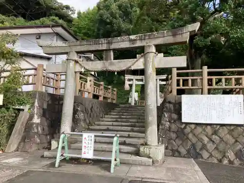 祖母神社の鳥居