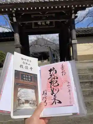 教信寺の御朱印