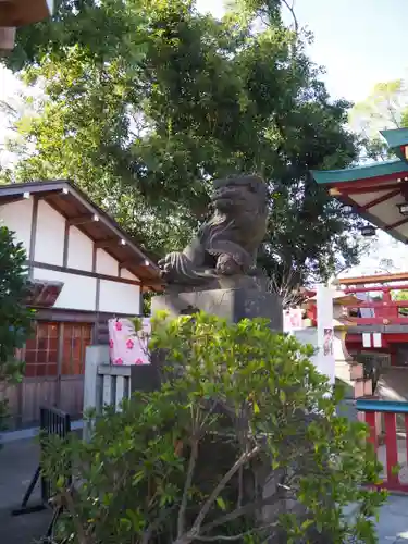 多摩川浅間神社の狛犬