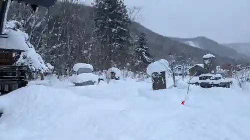 相馬妙見宮　大上川神社の庭園