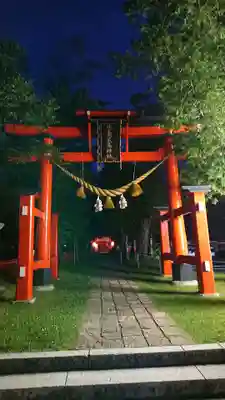 生島足島神社の鳥居