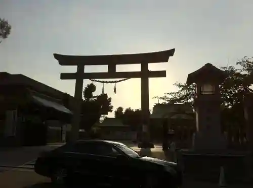 生國魂神社の鳥居