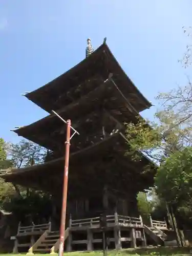 芝山仁王尊 観音教寺の塔