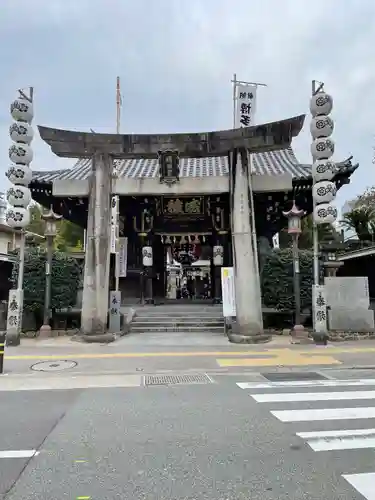 櫛田神社の鳥居