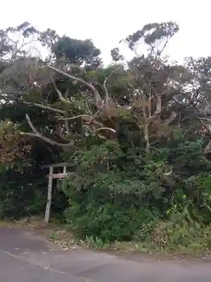 神社(名称不明)の鳥居