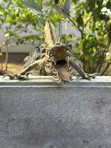 上石原若宮八幡神社の手水