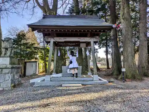 姫宮神社の手水舎