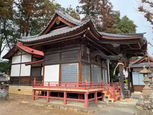 中蒔田椋神社の本殿