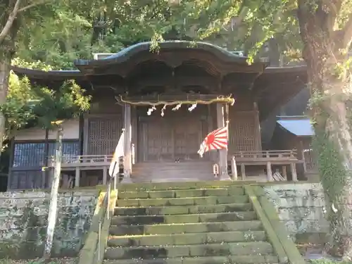 阿治古神社の本殿・本堂