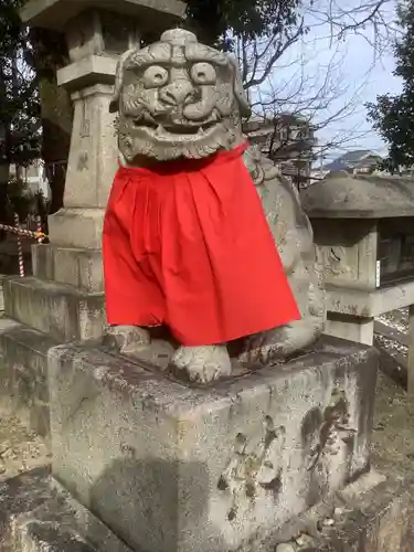 多奈波太神社の狛犬