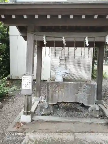 青渭神社の手水舎
