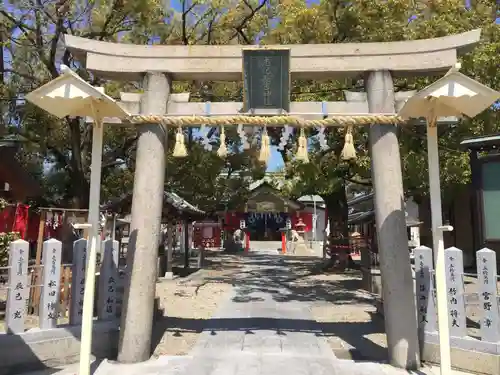 志紀長吉神社の鳥居