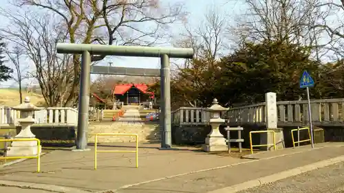 御傘山神社の鳥居