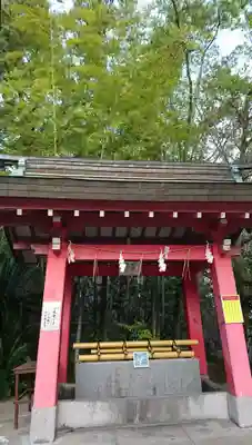 北岡神社の手水舎