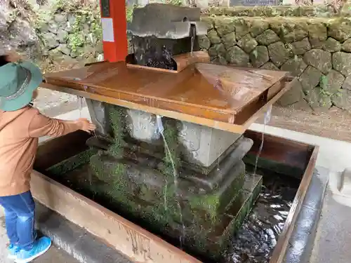 榛名神社の手水