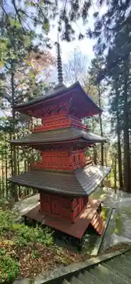 木幡山隠津島神社(二本松市)の塔