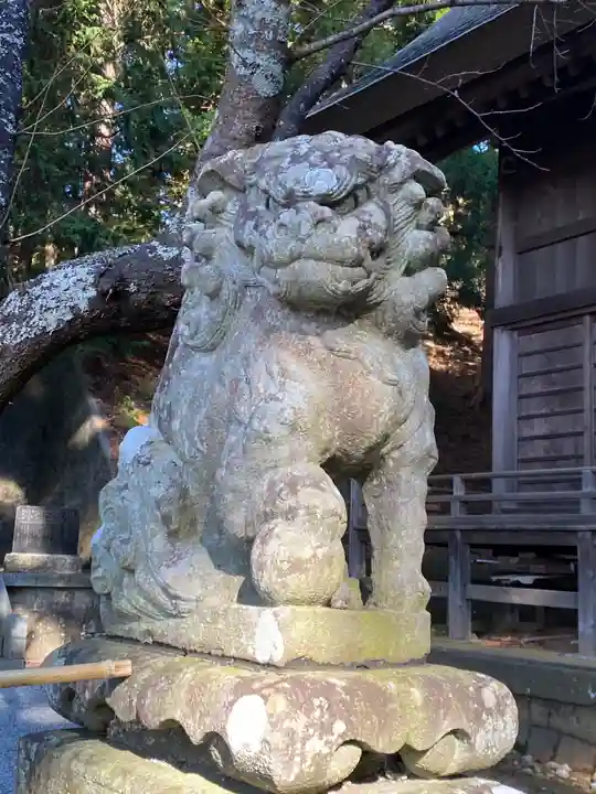 河口浅間神社の狛犬