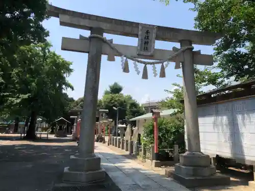 千住神社の鳥居
