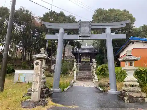 神吉八幡神社の鳥居