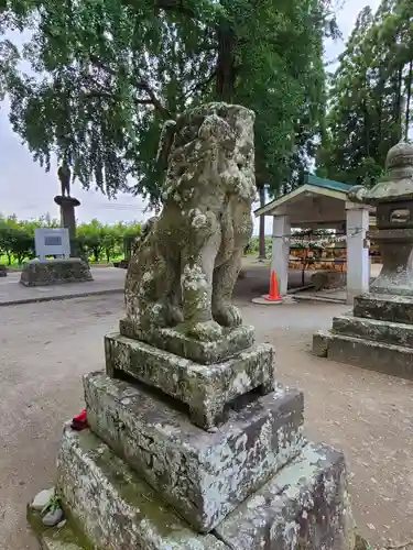 溝口竃門神社の狛犬