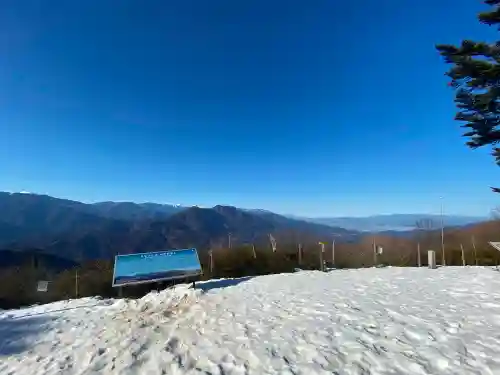 身延山奥之院思親閣の景色