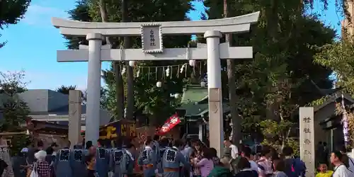 亀有香取神社の鳥居