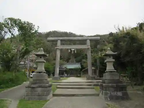 洲崎神社の鳥居