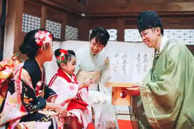 守りの神　藤基神社の七五三参
