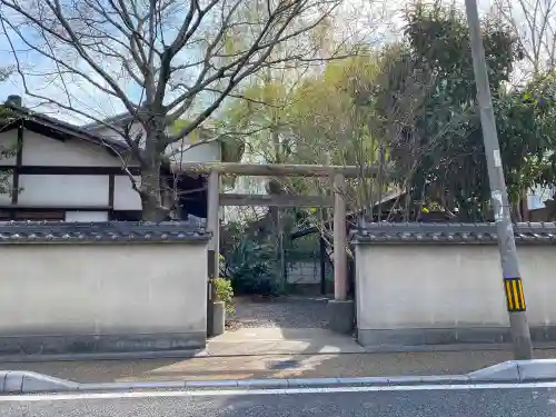 橋姫神社の鳥居