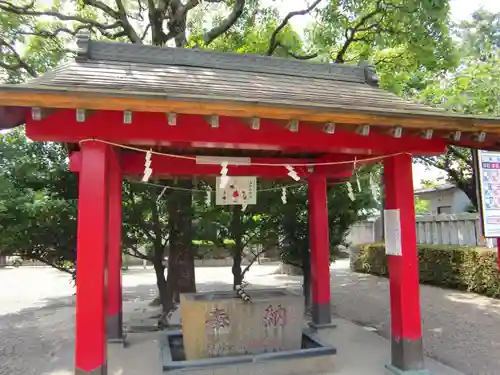 元郷氷川神社の手水