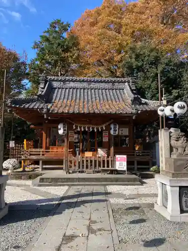 川越熊野神社の本殿