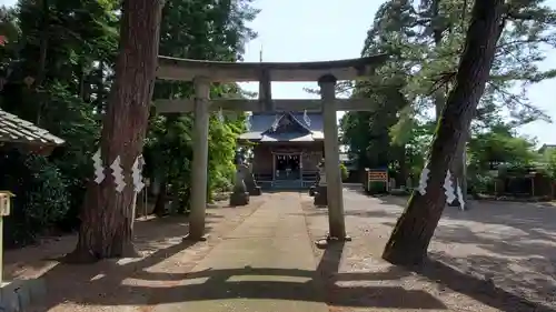 水原八幡宮の鳥居