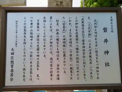 磐井神社の歴史