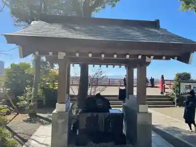 多摩川浅間神社の手水舎