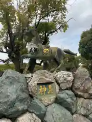 真清田神社の狛犬