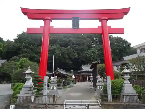 武州柿生琴平神社の鳥居