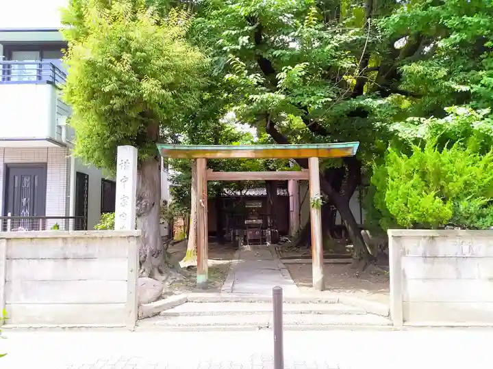 神明社(四番町神明社)の鳥居