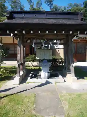梁川天神社の手水舎
