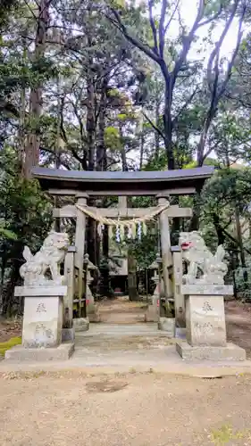 桑橋熊野神社の鳥居
